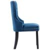 vidaXL Dining Chairs 2 pcs Blue Velvet