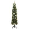 vidaXL Artificial Christmas Tree with 300 LEDs with Stand Green 180 cm