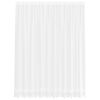 vidaXL Lace Curtain with Curtains Floral White 200 x 300 cm Polyester