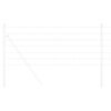 vidaXL Euro Fence Silver 0.4 x 25 m Hot dip galvanized iron
