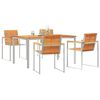 vidaXL GardenDiningSet 5 pcs SolidAcaciawood