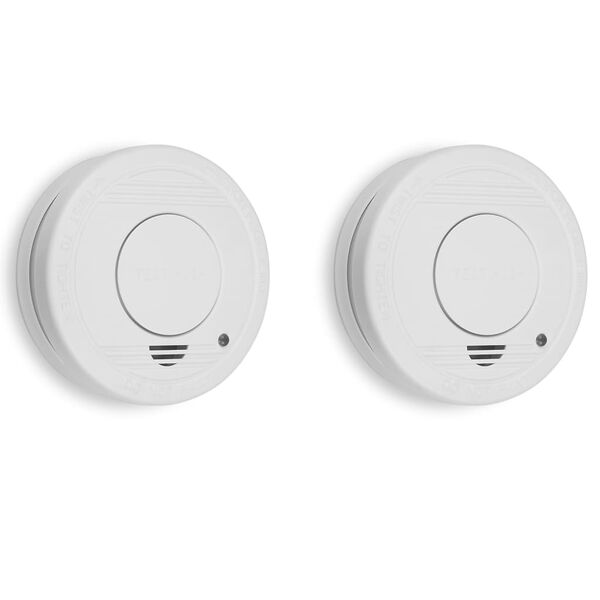 Smartwares Smoke Alarms 2 pcs 10x10x3,5 cm White