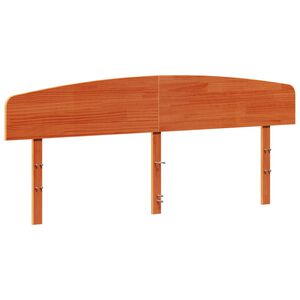 vidaXL Headboard Wax Brown 200 cm Solid Wood Pine