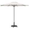 vidaXL Parasol Base Black &Oslash;38-48 mm PE and concrete and iron