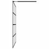 vidaXL Walk-in Shower Screen Clear Tempered Glass 118x190 cm