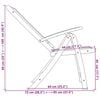 vidaXL Folding Garden Chairs 2 pcs Solid Wood Acacia and Textilene