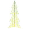 vidaXL Christmas Tree with 160 LEDs Warm White 150 cm PET
