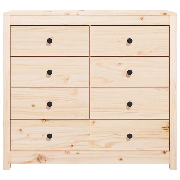 vidaXL Side Cabinet 100x40x90 cm Solid Wood Pine