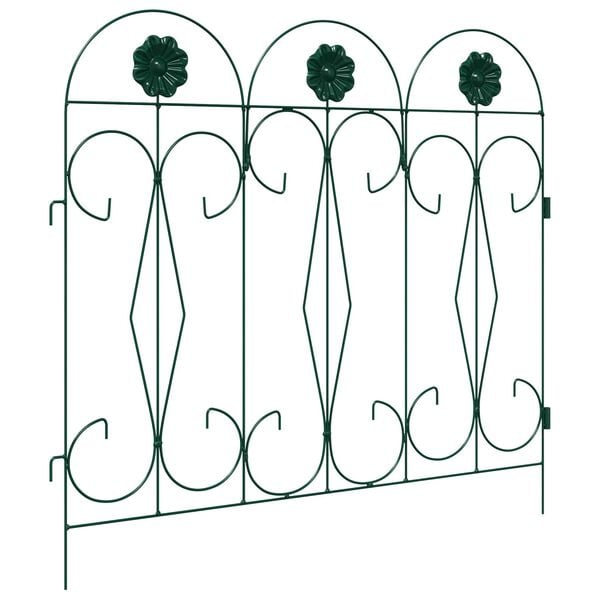 vidaXL Garden Fence Trellis Green 305.5 x 55.5 x 0.3 cm
