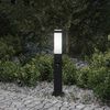 vidaXL Bollard Light with Sensor 50 cm Black IP44