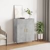 vidaXL Sideboard Concrete Grey 69.5x34x90 cm Engineered Wood