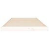 vidaXL Bed Frame without Mattress White 90x200 cm Solid Wood Pine