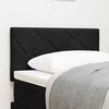vidaXL LED Headboard with Headboard Black 80 cm Faux Leather