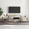 vidaXL TV Cabinet Sonoma Oak 197x35x52 cm Engineered Wood