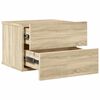 vidaXL Bedside Cabinet Sonoma Oak 40x30x30 cm Engineered Wood