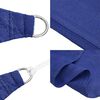 vidaXL Sunshade Sail 160 g/m&sup2; Rectangular Blue 4x7 m HDPE
