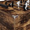 vidaXL Football Table 2 pcs Smoked Oak 146.5 x 74 x 85 cm