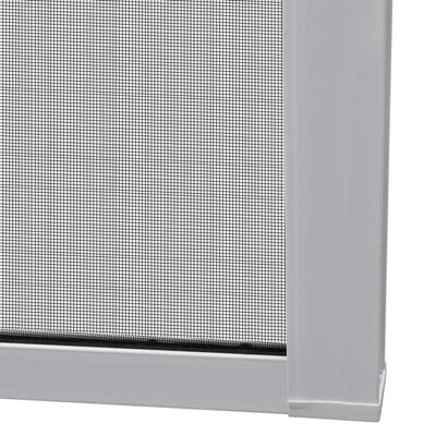 White Sliding Insect Screen for Doors 120 x 215 cm