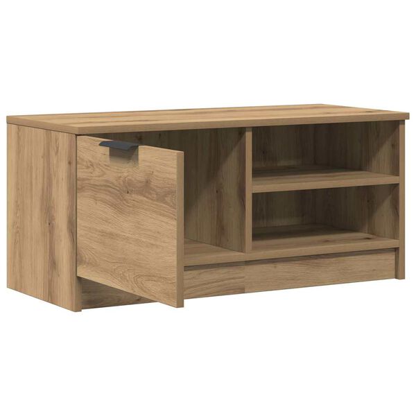 vidaXL TV Cabinet Artisan Oak 80x35x36.5 cm Engineered Wood