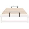 vidaXL Bed Frame White 100 x 200 cm Solid Pine Wood