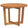 vidaXL Garden Side Table Round Ø55x40 cm Solid Wood Acacia