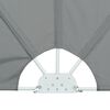 vidaXL Collapsible Terrace Side Awning Grey 400x200 cm