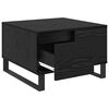 vidaXL Coffee Table Black Oak 55 x 55 x 36.5 cm Engineered Wood