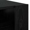 vidaXL Coffee Table Black Oak 92 x 53 x 45 cm Engineered Wood
