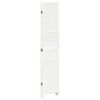 vidaXL Room Divider&nbsp;6 Panels White Solid Wood Paulownia