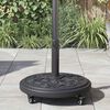 vidaXL Parasol Base Black Ø38-48 mm PE and concrete and iron