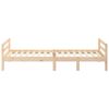 vidaXL Bed Frame without Mattress 75x190 cm Small Single Solid Wood Pine