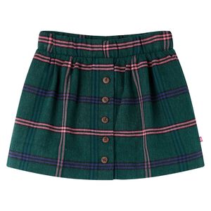 vidaXL Kids' Skirt Dark Green 92