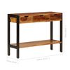 vidaXL Sideboard with 3 Drawers 110x35x75 cm Solid Acacia Wood
