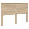vidaXL Bed Frame Sonoma Oak 150 x 200 cm Solid Pine Wood