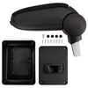 vidaXL Car Armrest for SKODA OCTAVIA (after 2014) Black 17x40x(31-49) cm ABS