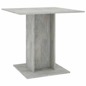vidaXL Dining Table | Concrete Grey | Engineered wood | 80 cm | Simple Design