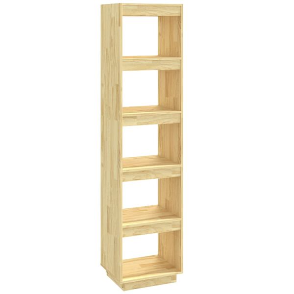 vidaXL Book Cabinet/Room Divider 40x35x167 cm Solid Pinewood