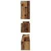 vidaXL TV Cabinet Set Wall-mounted 8 pcs Old Wood Engineered Wood
