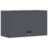 vidaXL Wall Cabinet for Garage with Gas-lift Door Anthracite