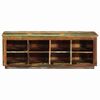vidaXL Shoe Cabinet Brown 110 x 35 x 40 cm Solid Reclaim wood