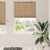 vidaXL Roller Blind with Curtains Manual Brown 120 x 220 cm Bamboo