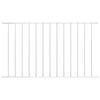 vidaXL Fence Panel "Woerden" Powder-coated Steel 163x117 cmWhite