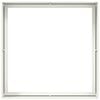 vidaXL Planter White 100x100x40 cm Steel