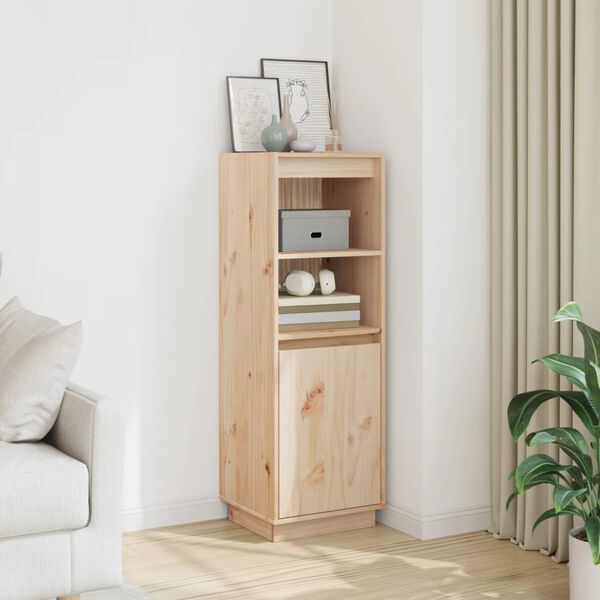 vidaXL Highboard 37x34x110 cm Solid Wood Pine