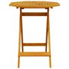 vidaXL 3 Piece Folding Bistro Set Solid Wood Acacia