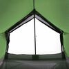 vidaXL Camping Tent 2-Person Green Waterproof