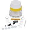 vidaXL 3 in 1 Airbrush Cleaning Set