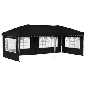 vidaXL Pop-up Party Tent 575 x 289 x 245 cm Anthracite