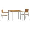 vidaXL Outdoor Dining Set 3 pcs 90 x 90 x 75 cm
