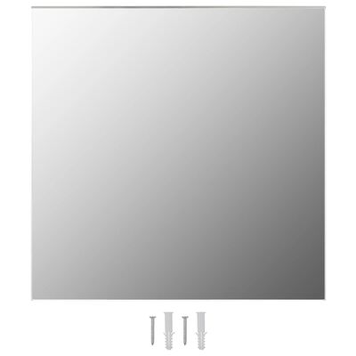 vidaXL Wall Mirror 50x50 cm Square Glass